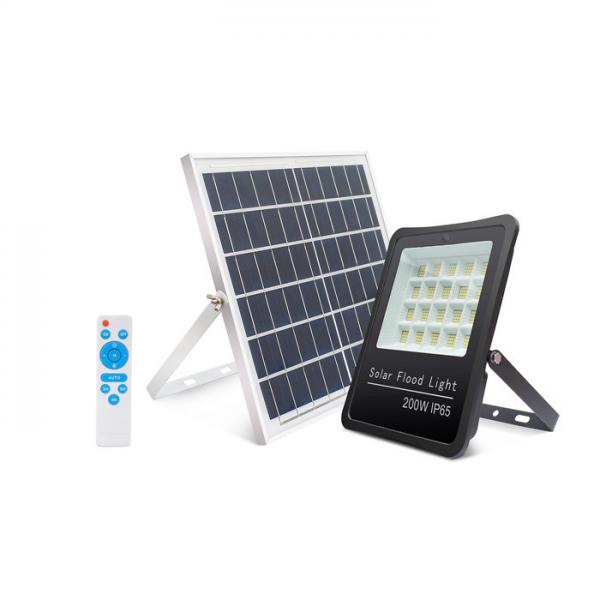 Quality Solar Powered IP65​ 2-3 Rainy Days 200W Light Control Solar LED Flood Lights For Factory for sale