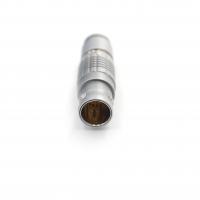China Multi Pole Circular Push Pull Connectors Straight Male Plug Self Latching Connector factory