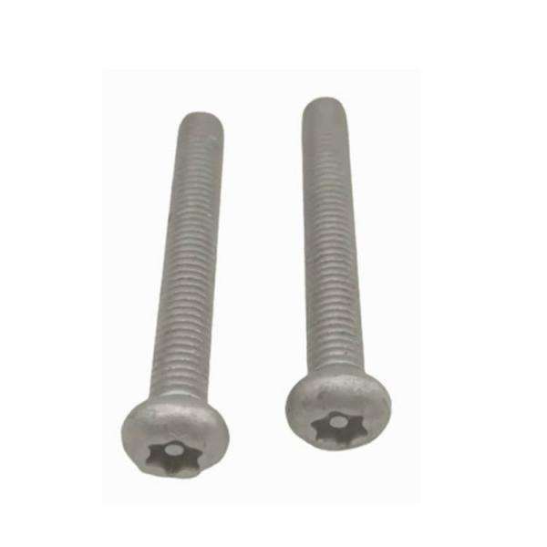 Quality 6-32x1/2" Tamper Proof Security Machine Screw Button 6 Lobe Torx Center Pin Head for sale