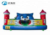 China top sales inflatable bouncing castle, blue cat paradise inflatable castle, mini-inflatable bouncer for backyard factory