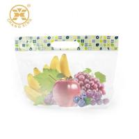Quality 0.5kg Fruits Vent Stand Up Zipper Pouch Clear Plastic Bags For Packaging With for sale