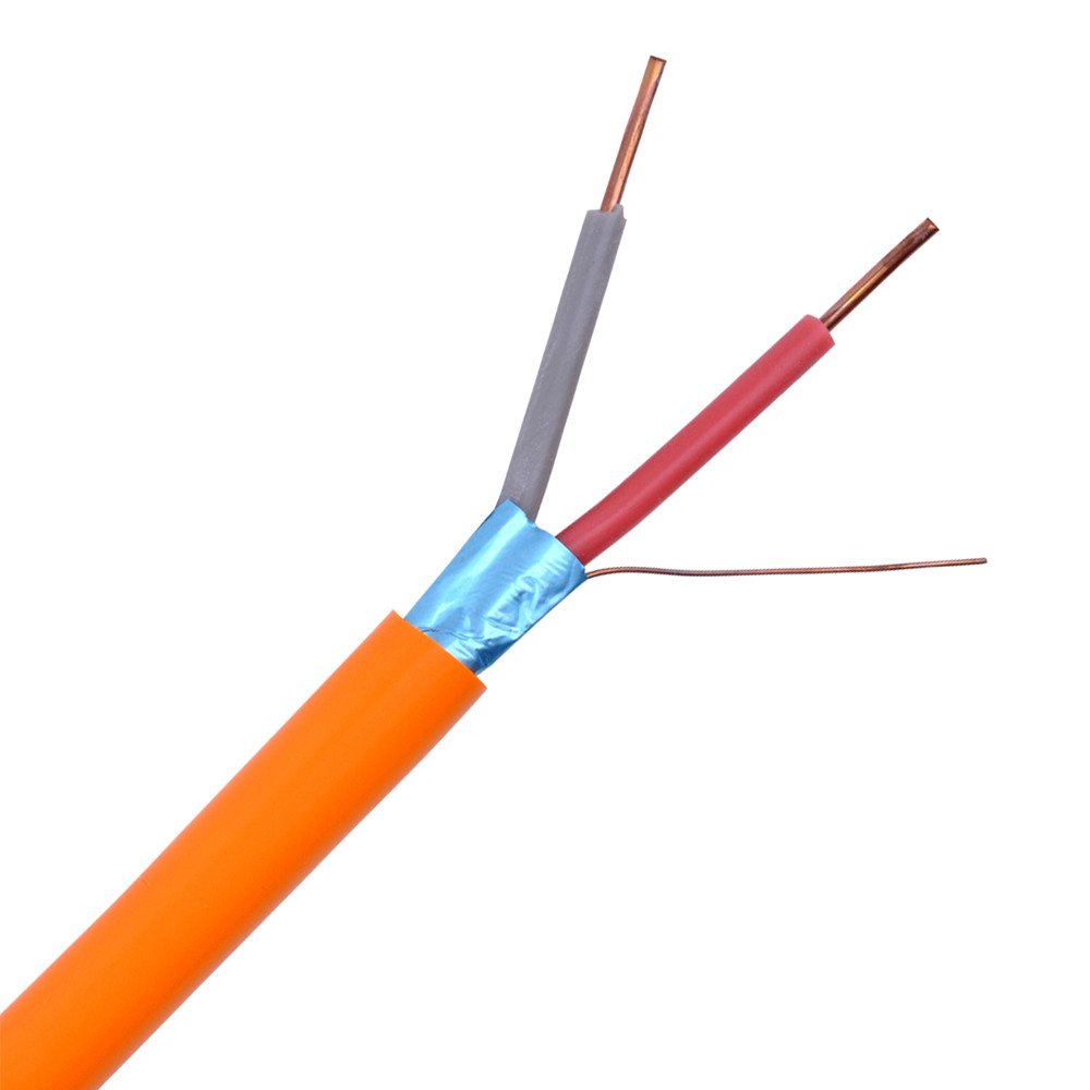China Manufactured Halogen-free Flame Retardant Fire Alarm Cable with Bare Copper Wire Core factory