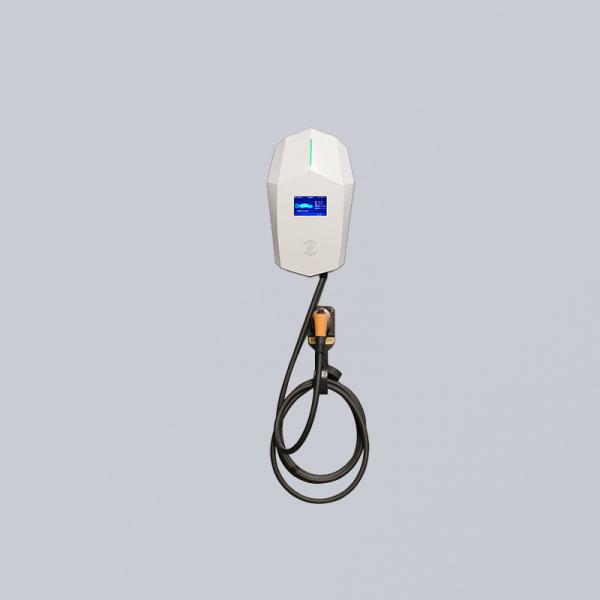 Quality GB/T Home Wallbox Charger 7kW AC Electric Car Charger With 4.3 Inch LCD Display for sale
