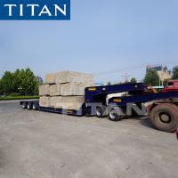 China China 150/200 ton heavy duty lowbed trailer for sale south Africa factory