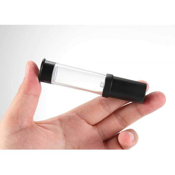 Quality Black Cream Airless Cosmetic Bottles 10 Ml Mini Size Daily Life Use for sale