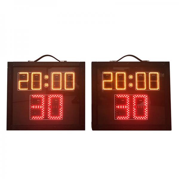 Quality Indoor Aluminum Basketball Shot Clock , Multi Sport Scoreboard With Game Time for sale