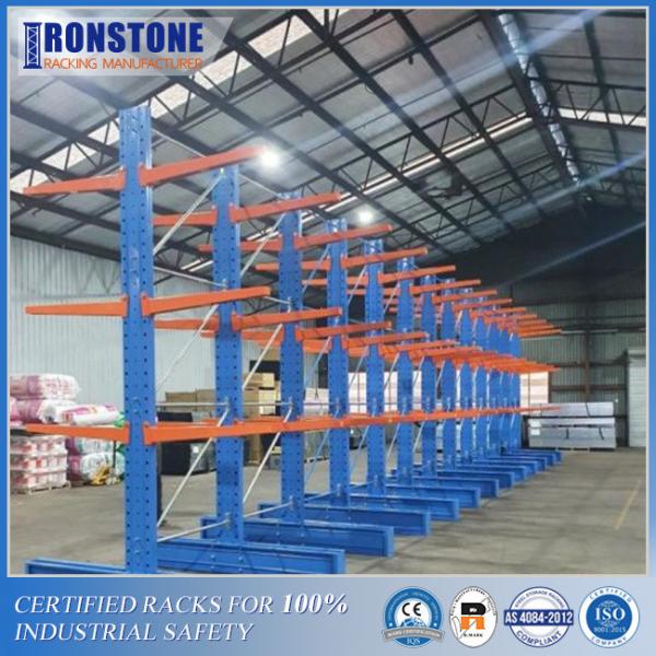 Quality Industrial Customized Anti-Rust Cantilever Racking System For Storing  Bulky Materials for sale