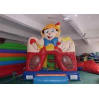 China Boy Printing Sporting Game Inflatable Bouncer With Basketball Hoop for sale