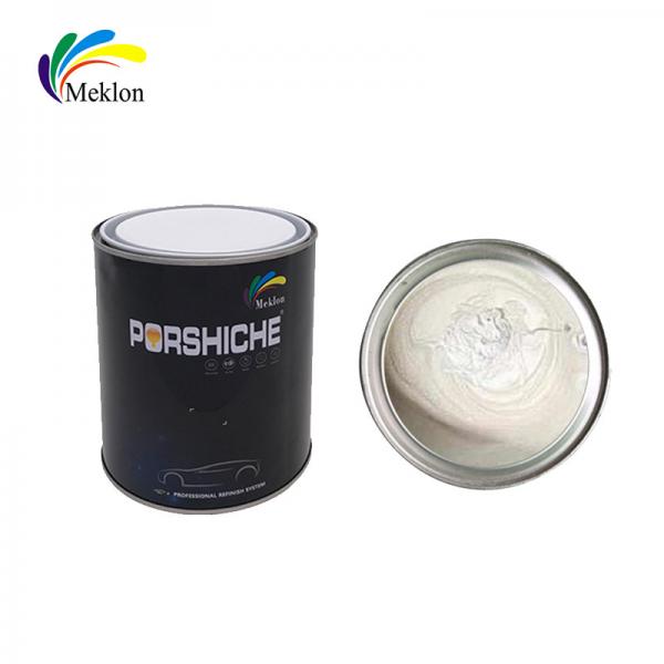 Quality 1K Anti UV Refinish Car Paint Coarse White Pearl Color Glossy Exterior for sale