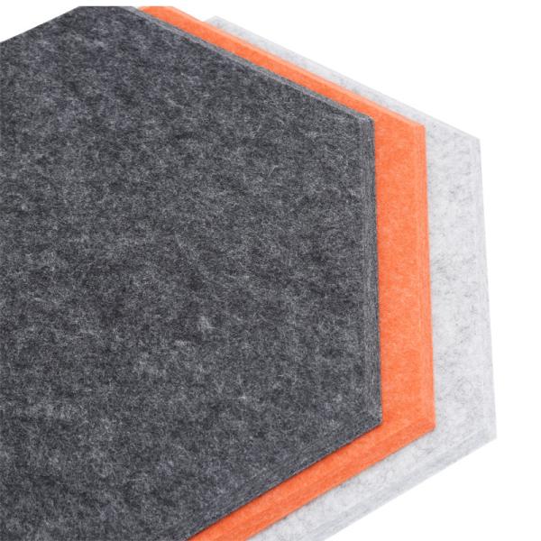 Quality Self Adhesion Hexagon Sound Absorbing Acoustic Panel Restaurant for sale