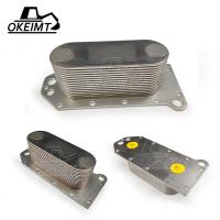 Quality OKEIMT 3966365 3957533 Factory Outlet Engine Lub Oil Cooler Core For Cummins ISC 6D114 for sale