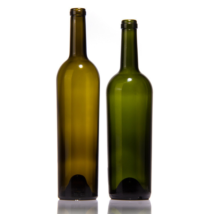 China 75cl 750ml Bordeaux Wine Bottles Light Blue 375ml Glass Bottles factory