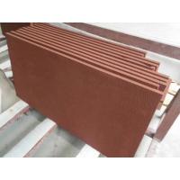 China Red Natural Sandstone Slabs For Building Decoration Abrasion Resistance factory
