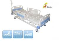 China CE Approved ABS Side Rail Hospital 3 crank Manual Nursing Medical Bed (ALS-M306) factory