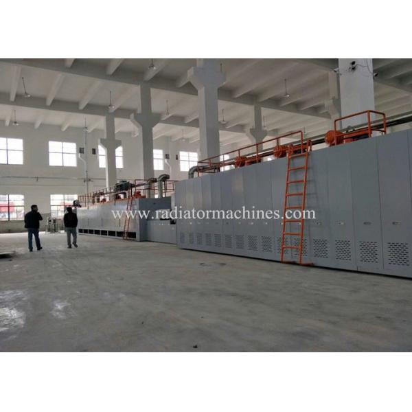 Quality Controlled Atmosphere Aluminium Radiator Brazing Furnace 1000 - 200 - 8000MM for sale