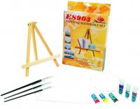 China Beautiful Oil Painting Sets For Adults With Table Triangular Easel factory