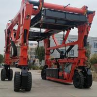 Quality Reliable 35T Straddle Carrier Crane 3km/H Cargo Container Crane for sale
