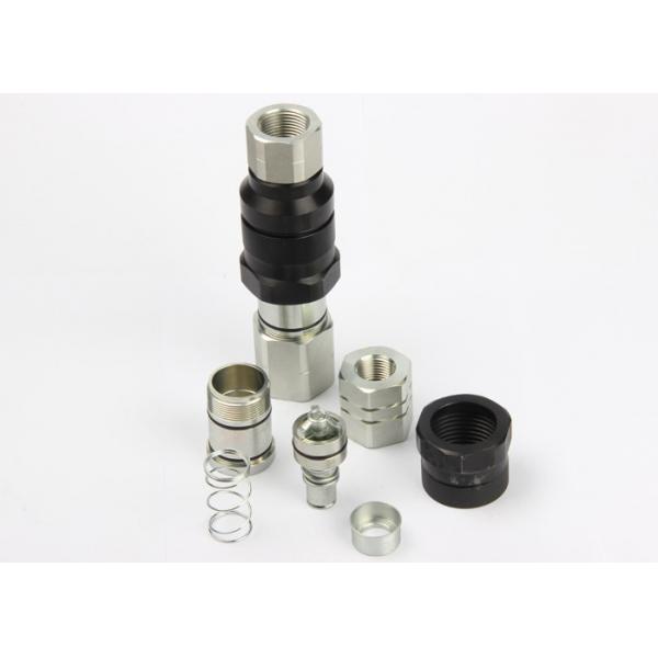 Quality All Fluid Non - Spill Flat Face Hydraulic Connectors LSQ-VEP Thread Locked Type for sale