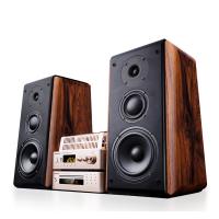 China HIFI 3 Way Bookshelf Stereo Speakers Pyramid Shaped 4 Ohms With Tube Amplifier factory