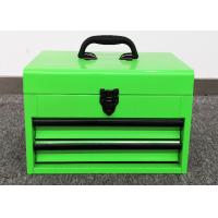 China 14 Green 2 Drawer Concertina Cantilever Tool Box For Auto Reparing factory