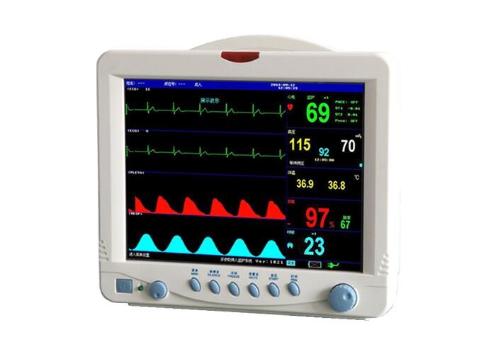 China Digital Vital Signs Monitor Patient Care Monitor Hospital Patient Monitoring Equipment With 5 Para Patient Monitor factory