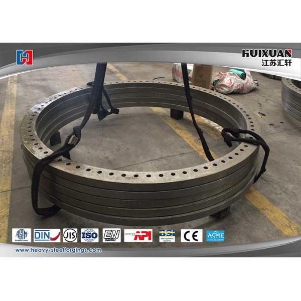 Quality Mechanical Alloy Steel Flange Forging High Strength Quenching / Normalizing for sale