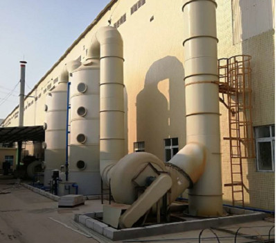Quality Four Sockets Acid Fume Extraction System Empty Tower Wind Speed 1.5 M/S for sale