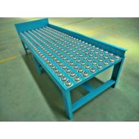 China Transportation Gravity Roller Conveyor , Standard Gray / Zinc Pallet Roller Conveyor factory
