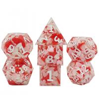 Quality Resin Antiwear Precision Polyhedral Dice With Sharp Edges Durable for sale