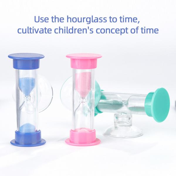 Quality Custom Mini Hourglass Sand Timer 3 Minute 5 Minute 7 Minute Plastic Hourglass for sale