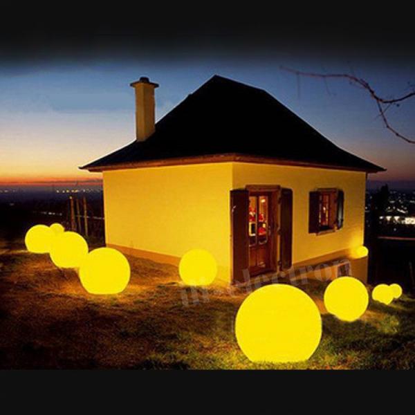 Quality PE Plastic Glow Ball Light 16 Colors Changing Rechargeable Remote Control for sale