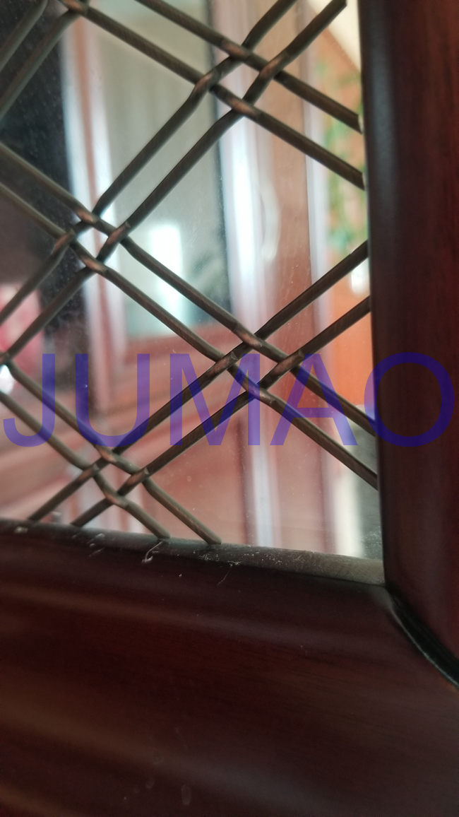 Home Bunch Decorative Wire Mesh For Cabinet Doors Transparent
