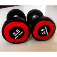 China Custom Adult 2.5kg Gym Fitness Dumbbell Rubber And Steel Material factory