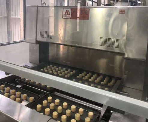 Quality Indutrial 150g 90g Automatic Moon Cake Production Line 220V / 380V for sale
