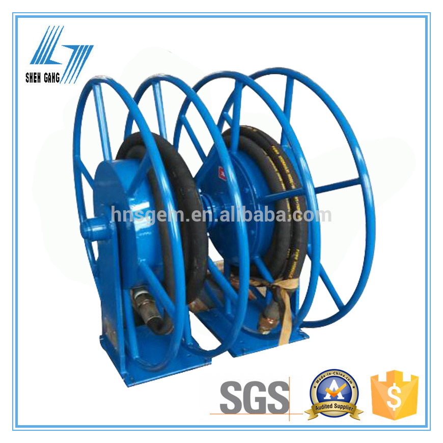 China Double Reels Auto Retractable Air Hose Reel,Water factory