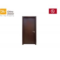 Quality BS Certified HPL Finish Mahogany Wood Fire Resistant Doors For Middle-East for sale
