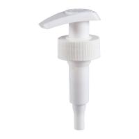 China 28/400 Lotion Dispenser Pump Top With Ribbed Collar 1.2ml Dosage factory