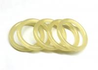 China Customized Size Translucent PU O Ring Wear Resistance 20 - 90 Shore A Hardness factory