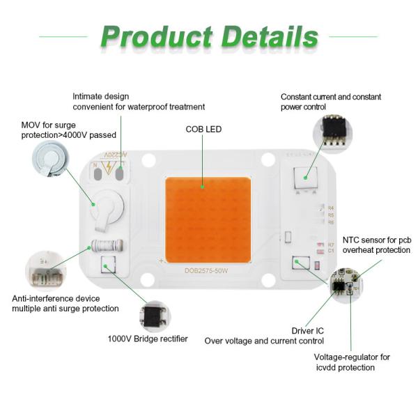 Quality Aluminum Material COB LED Module for sale