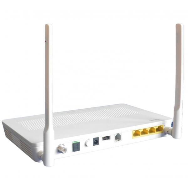 Quality Fiber Optic Network 4FE 4GE CATV WIFI EPON ONU FTTH HG8247H5 GEPON ONU Modem for sale