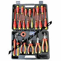 Quality 22 Pcs Pack Comfortable Soft Grip Handle 1000V VDE Tool Set AC Electric Pliers for sale