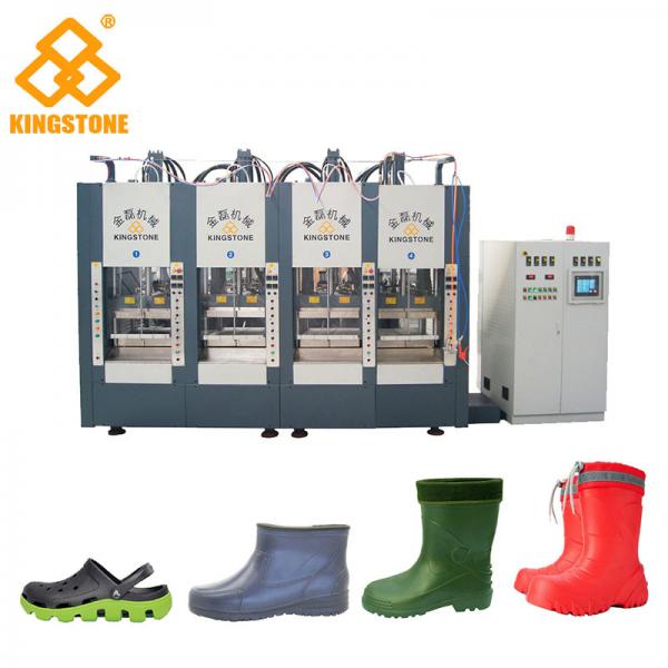 Quality Servo System Plastic Shoes Making Machine For EVA Foaming Slipper Sandals Shoes for sale