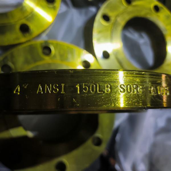Quality Ansi Yellow Painting Weld Neck Flange Welding 304 316 Material for sale