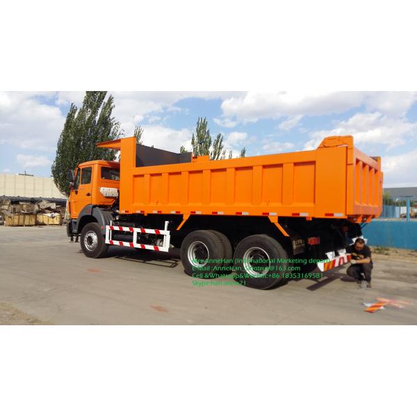 Quality Beiben Congo Super Duty Dump Truck 6x4 20M3 40T Load Capacity 380hp Euro2 for sale