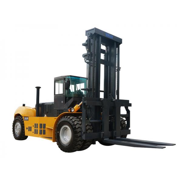 Quality Hydraulic Diesel Powered Forklift Heavy Lift Truck With Cabin 32T for sale