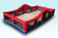 China Exciting Indoor Inflatable Sports Games Bouncy Volleyball Court With CE factory
