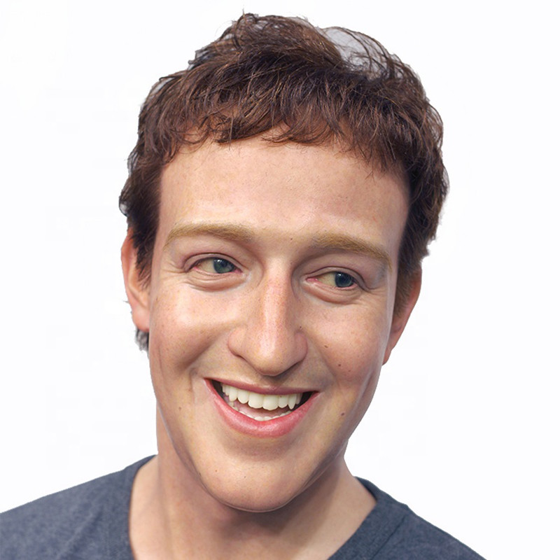 Celebrity Mark Zuckerberg Wax Statue 11 Hyper Realistic Sculpture Silicone from China Factory