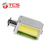 China 12 Volt DC Mini Push Pull Solenoid Electronic Micro Electromagnet Normally Closed factory