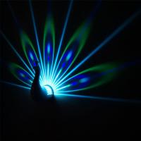 China Novelty gifts product Peacock projection lamp, funny and attractive attractive peacock night lamp projector for sale