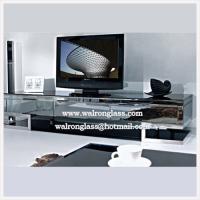 china Black Tempered/Toughened Glass for TV Cabinet/Stand